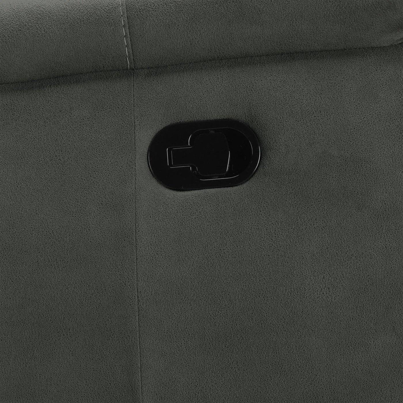 Roarke Reclining Sofa and Reclining Loveseat Set - Charcoal