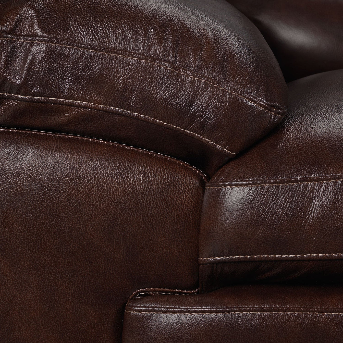 Amarillo Leather Chair - Brown