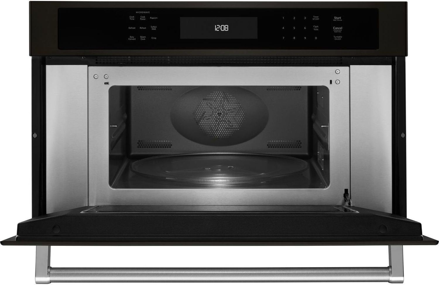 KitchenAid Black Stainless Steel Built-In Microwave Oven (1.4 Cu. Ft.) - KMBP100EBS