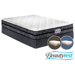 Simmons Beautyrest Ultra Haley Firm King Mattress and Split Low-Profile Boxspring Set