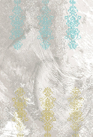 Patina 5' x 8' Area Rug - Grey and Gold