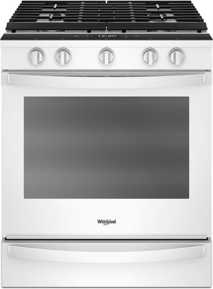 Whirlpool Cuisinière au gaz encastrable 5,8 pi³ avec convection blanc WEG750H0HW