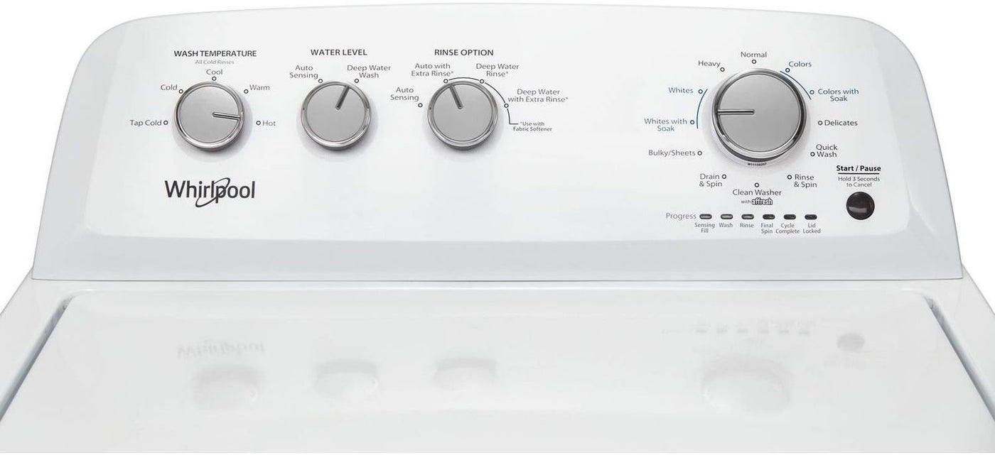 Whirlpool White Top-Load Washer (4.4 Cu. Ft. IEC) - WTW4855HW