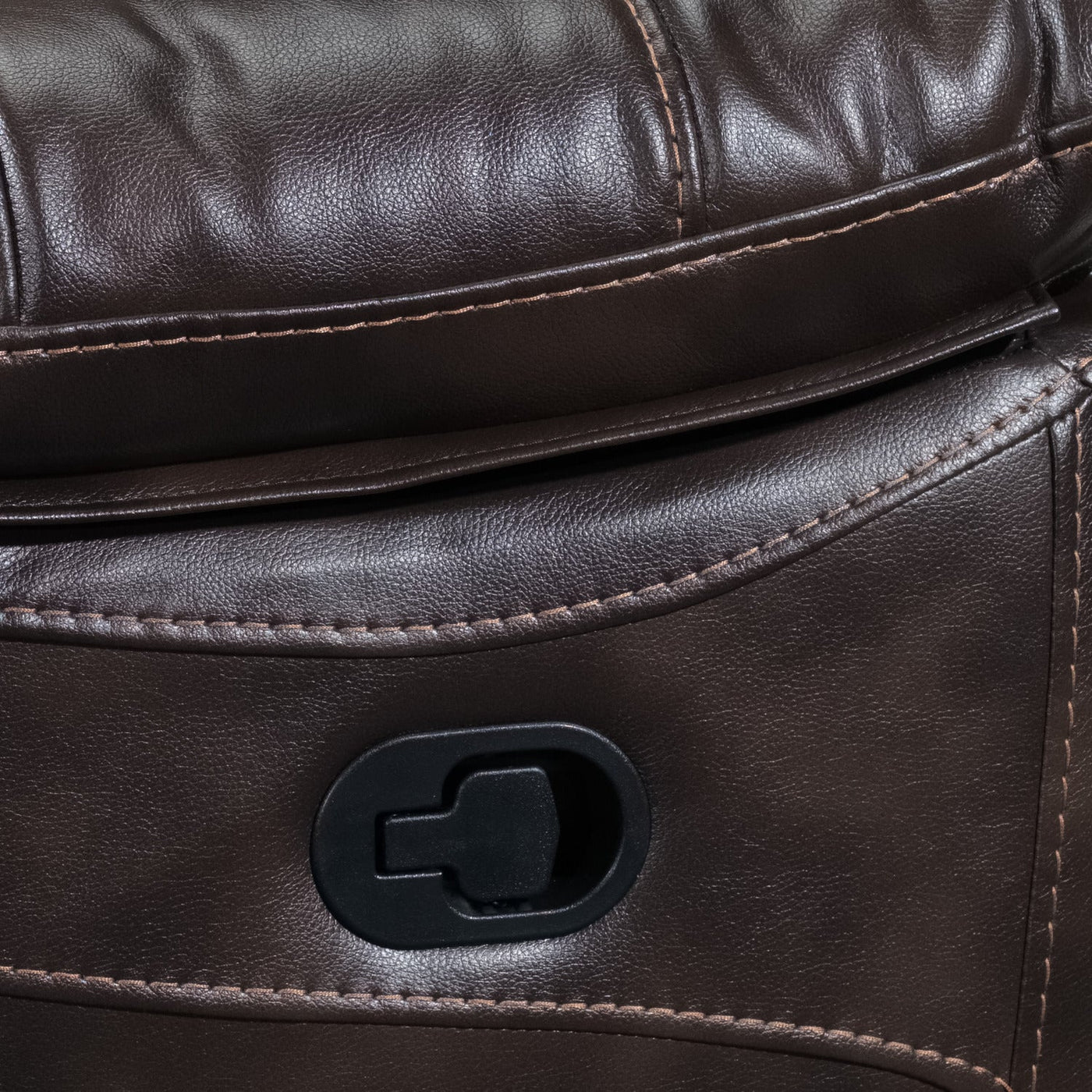 Devon Reclining Sofa and Reclining Loveseat Set - Brown