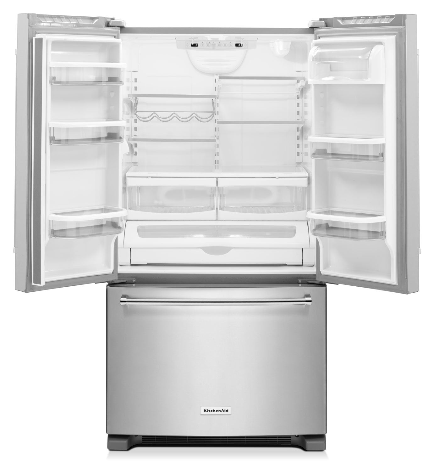 KitchenAid Stainless Steel French Door Refrigerator (25 Cu. Ft.) - KRFF305ESS