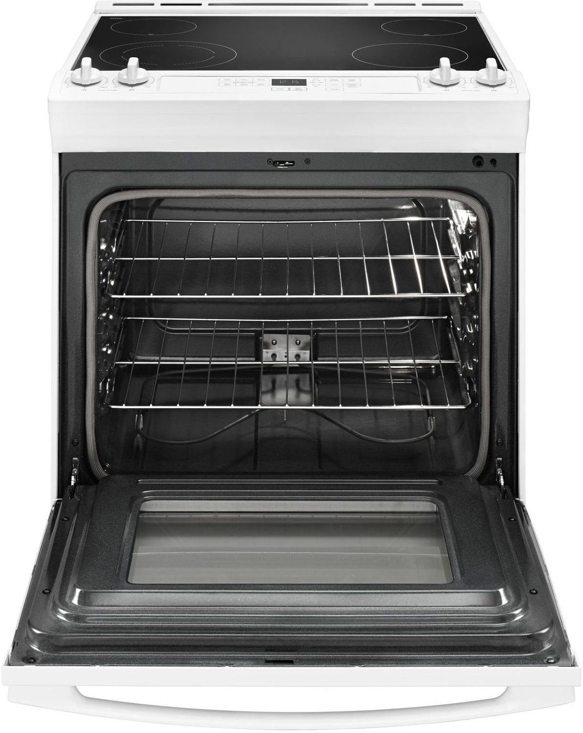 Amana White Slide-In Electric Range (4.8 Cu. Ft.) - YAES6603SFW