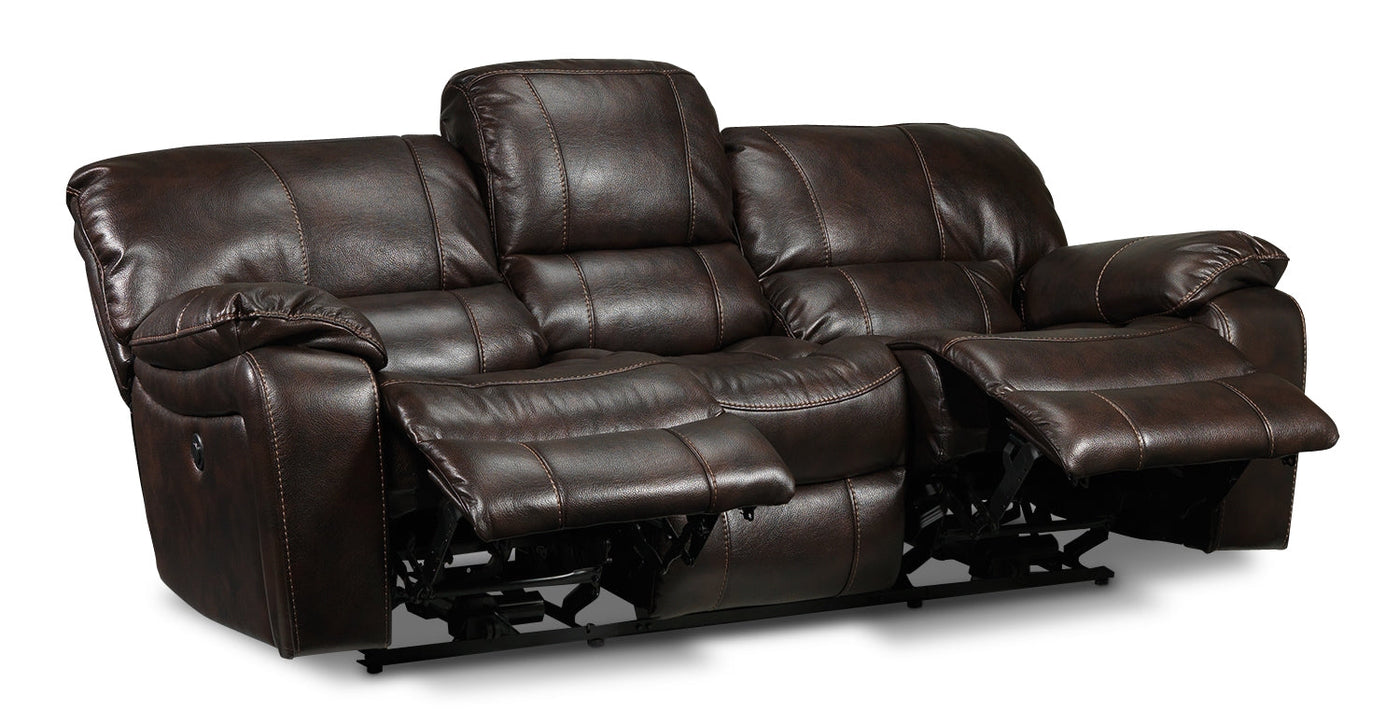 Santorini Power Reclining Sofa - Walnut