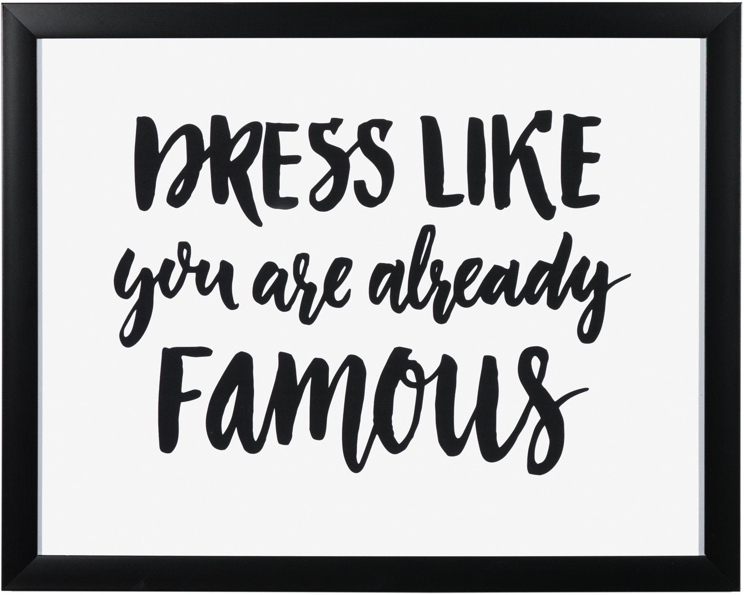 Dress Like Framed Print (20" X 16")