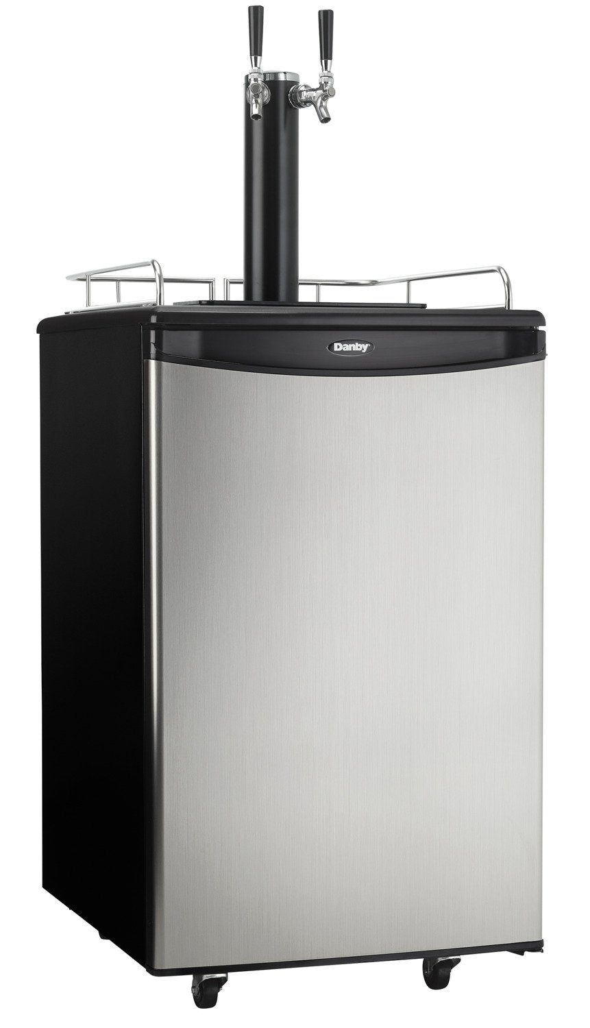 Danby Silver Dual Tap Keg Cooler (5.4 Cu. Ft.) - DKC054A1BSL2DB