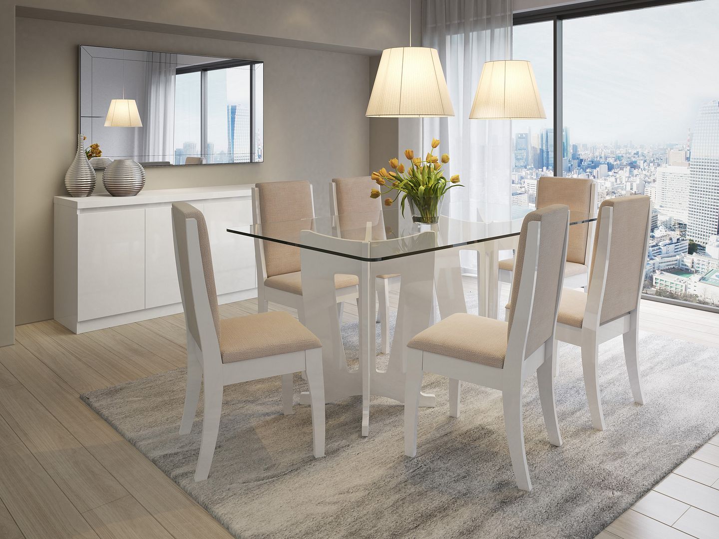 Brylle I Sideboard - White Gloss