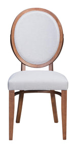 Douglas Dining Chair - Walnut/Light Grey - Set of 2