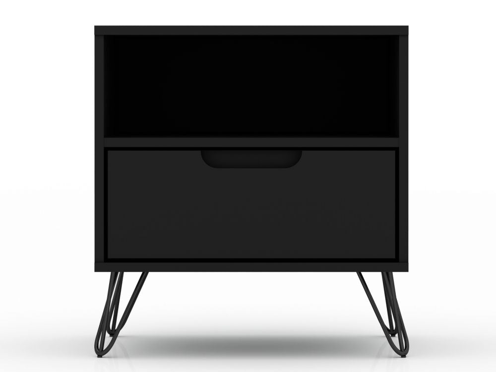 Nuuk I Night Table - Black