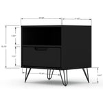 Nuuk I Night Table - Black