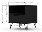 Nuuk I Night Table - Black