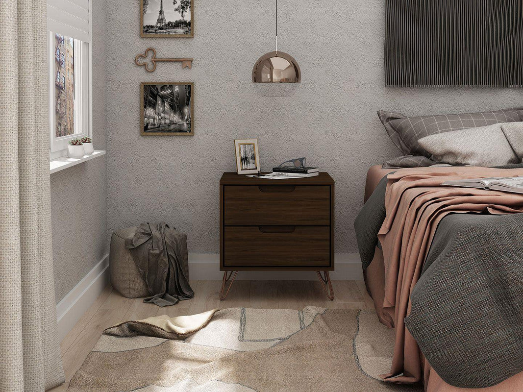Nuuk II Night Table - Brown