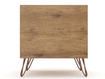 Nuuk II Night Table - Nature/Rose Pink