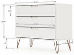 Nuuk 3-Drawer Dresser - White