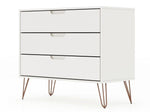 Nuuk 3-Drawer Dresser - White