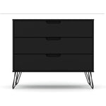 Nuuk 3-Drawer Dresser - Black