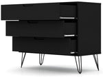 Nuuk 3-Drawer Dresser - Black