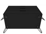 Nuuk 3-Drawer Dresser - Black