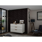 Nuuk 3-Drawer Dresser - Off White/Nature