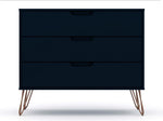 Nuuk 3-Drawer Dresser - Midnight Blue