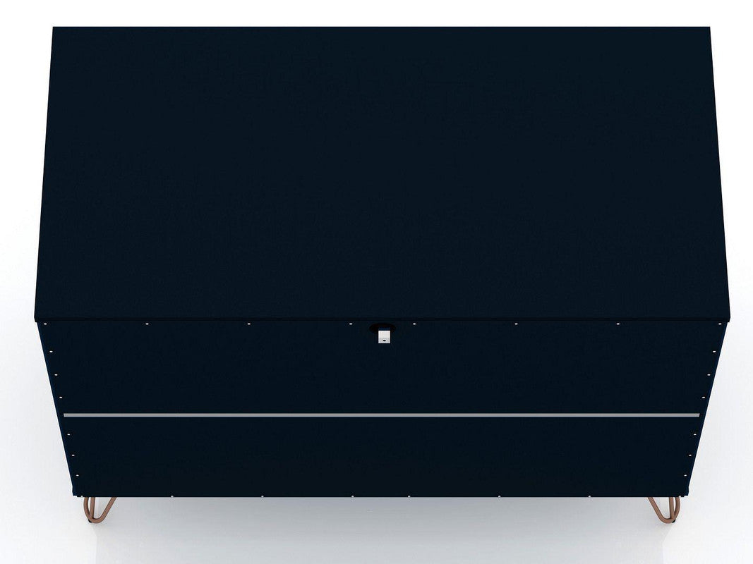 Nuuk 3-Drawer Dresser - Midnight Blue