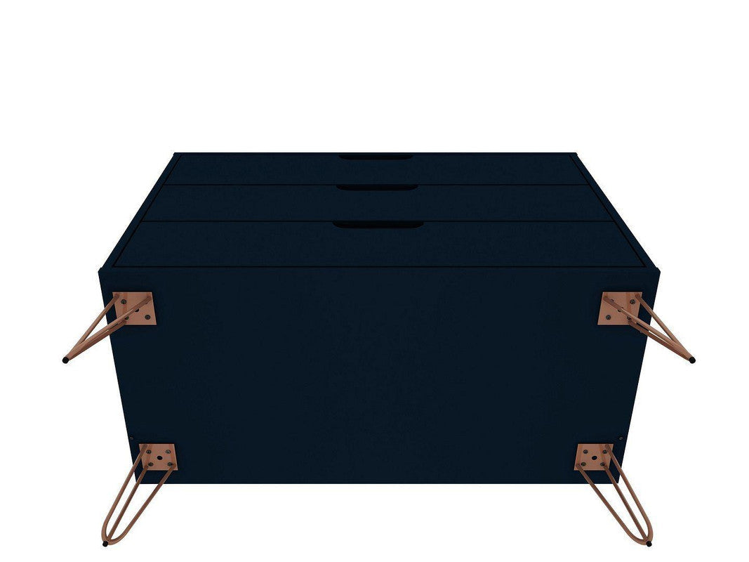 Nuuk 3-Drawer Dresser - Midnight Blue