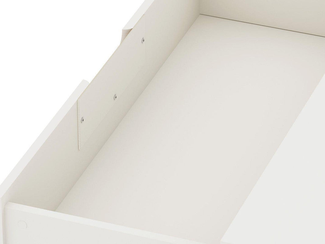 Nuuk 3-Drawer Dresser and Night Table Set - White