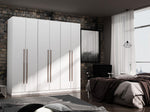 Radfeld 6-Door Wardrobe - White