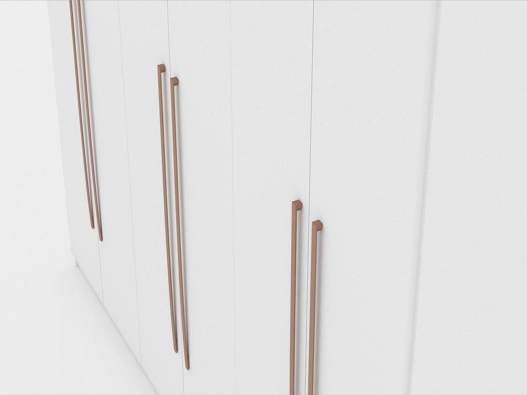 Radfeld 6-Door Wardrobe - White