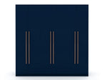 Radfeld 6-Door Ample Storage Wardrobe - Midnight Blue