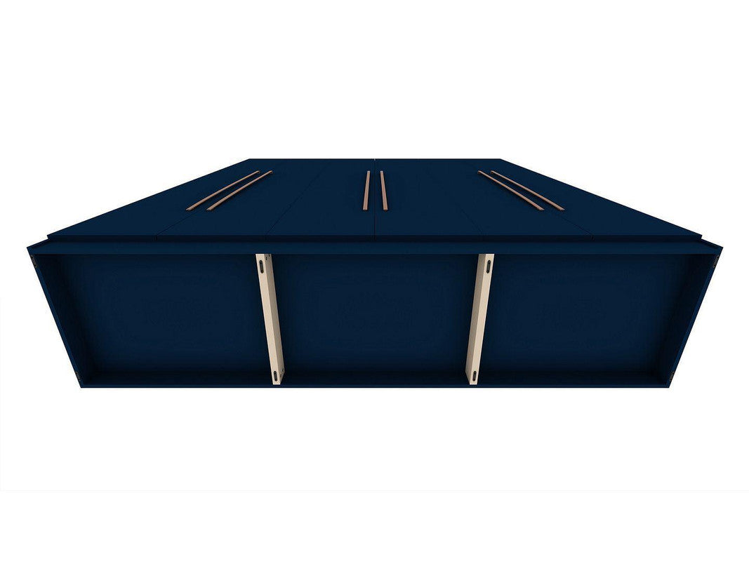 Radfeld 6-Door Ample Storage Wardrobe - Midnight Blue
