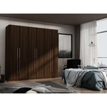 Radfeld 6-Door Wardrobe - Brown