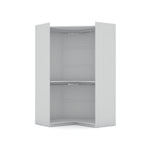Oulu Open Corner Wardrobe - White
