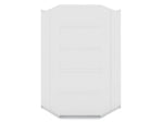 Oulu Open Corner Wardrobe - White