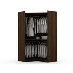 Oulu Open Corner Wardrobe - Brown