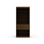 Oulu Open Sectional Wardrobe - Brown