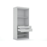 Oulu Open Sectional Wardrobe - White