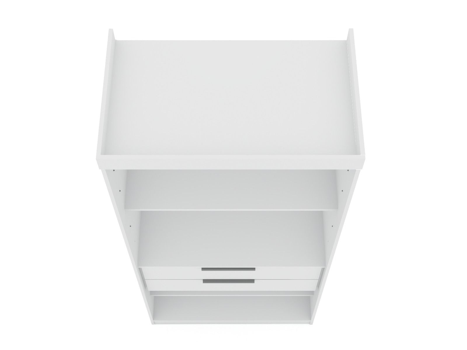 Oulu Open Sectional Wardrobe - White