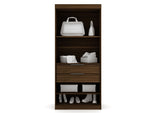 Oulu Open Sectional Wardrobe - Brown