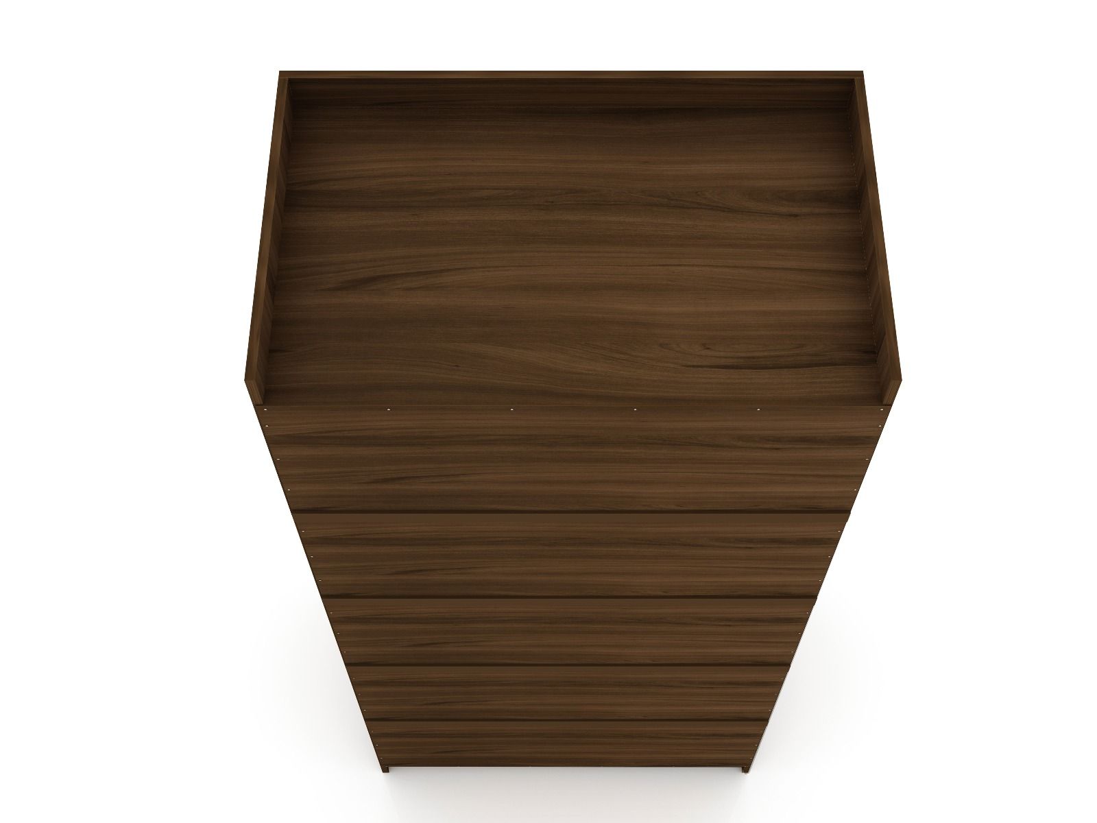 Oulu Open Sectional Wardrobe - Brown
