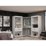 Oulu 3-Piece Sectional Corner Wardrobe - White