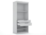 Oulu 3-Piece Sectional Corner Wardrobe - White