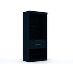 Oulu 2-Piece Open Sectional Wardrobe - Midnight Blue