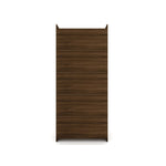 Oulu 2-Piece Open Sectional Wardrobe - Brown