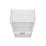 Oulu 3-Piece Open Sectional Wardrobe - White