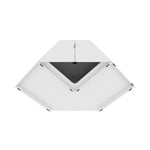 Oulu Corner Wardrobe - White