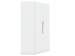 Oulu Corner Wardrobe - White